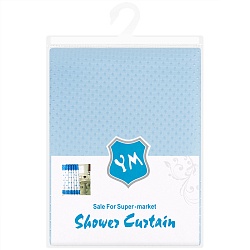 шторка для ванной с кольцами 180*180см ассорти