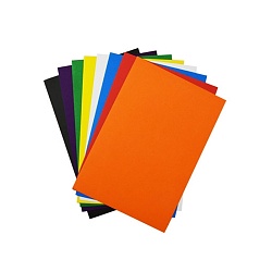 картон цветной  а4  8л. 8цв."домики" в папке