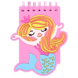 Блокнот фигурный  7*11см 80л "Русалка" на спирали