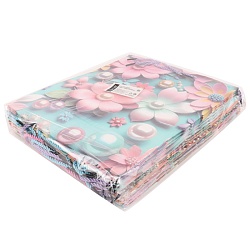 пакет подарочный 26*32*10см  "цветы"