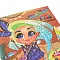 аппликация - мягкая мозаика из эва «hairdorable» 17*23см