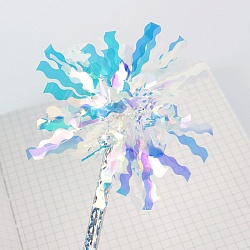 Блокнот 14*21см 80л "Веселые картинки" голография, с ручкой шар.