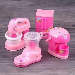 набор "бытовая техника" 4шт/уп в наборе. игрушка (уценка)