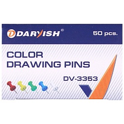 кнопки "darvish" силовые цветные 50шт/уп