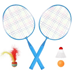 бадминтон в наборе (воланчик, мячик+ракетки) 