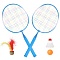бадминтон в наборе (воланчик, мячик+ракетки) 