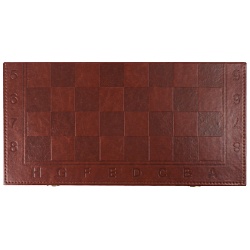 настольная игра "шахматы" кожаная коробка