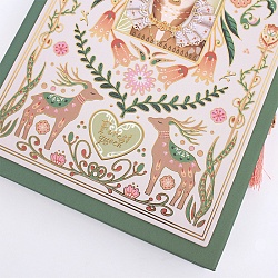 Блокнот 11,6*16,5см 112л обложка карт. с тиснением "золото"