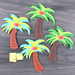 наклейки  для декорирования "пальма" 4шт/уп