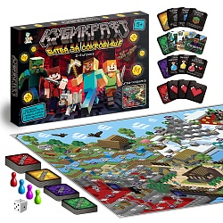 игра настольная "кубикрафт" битва за сокровища