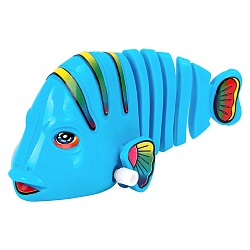 заводная рыбка. игрушка