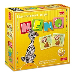 игра настольная мемо 36 карточек счастливый зоопарк