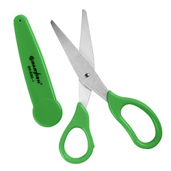 ножницы 13,5см детские с колпачком