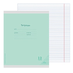 тетрадь  12л частая косая линия "классика new"