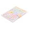 Блокнот 10,5*14,8см 80л на кнопке в клетку "Макаруны"