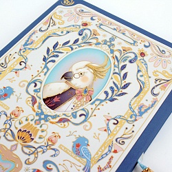 Блокнот 11,6*16,5см 112л обложка карт. с тиснением "золото"