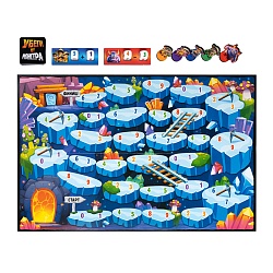 игра настольная ходилка "убеги от монстра" математическая