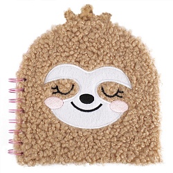 Блокнот 18*18см  на спирали "Darvish" 80л. мордочки меховые ассорти