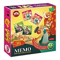 Игра настольная Мемо 36 карточек Три богатыря