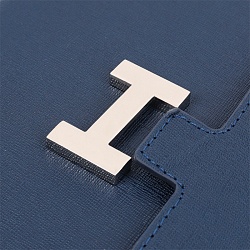 ежедневник а5 недатиров. 112л  обложка кож.зам. синяя