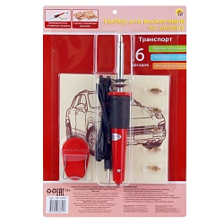 набор для выжигания по дереву (+2 плашки 15*15см) транспорт