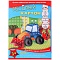 картон цветной двухсторонний с рисунком  а4 6л. 6цв. "ромбики"