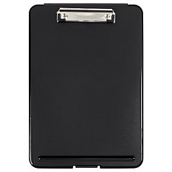 папка для документов а4 с зажимом черная