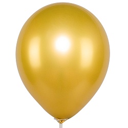 шар воздушный 12" хром золотой gold  50шт/уп