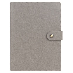 ежедневник а5 недатиров. 100л обложка  кож.зам.на кольцах с магнитной кнопкой