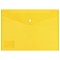 папка-конверт на кнопке а4 желтая 160мкм