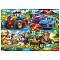пазлы   12 элементов яркие пазлы для мальчиков