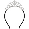 ободок чёрный  для волос "диадема"