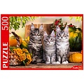 Пазлы  500 элементов Три непоседливых котенка