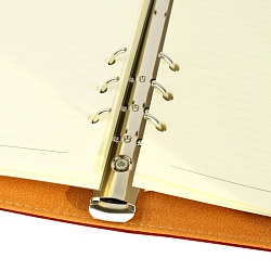 набор подарочный: ежедневник на кольцах а5 + ручка (коричневый)