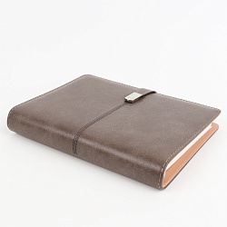 ежедневник а5 недатиров. 100л обложка кож.зам. на кольцах с магнитной застёжкой