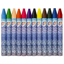 мелки восковые 12цв. "zoo" (шестигранные) луч