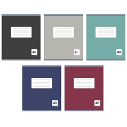 тетрадь  48л кл. "однотонная классика" обл. мелов. картон