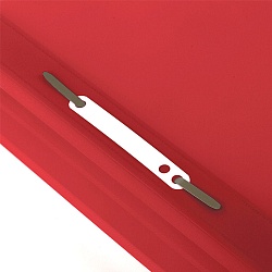 папка-скоросшиватель а5 "brauberg" 180мкм красная