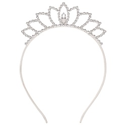 ободок бежевый  для волос "диадема"