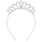ободок бежевый  для волос "диадема"