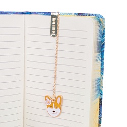 закладка металлическая "собака"