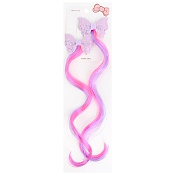 заколка-зажим для волос 2 шт. в наборе с прядью