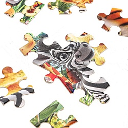 пазл   35 деталей  весёлые джунгли