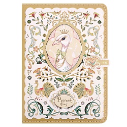 Блокнот 11,6*16,5см 112л обложка кожзам с тиснением "золото"