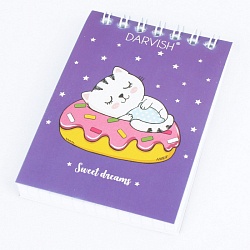 Блокнот  7*10см  60л  "для девочек" на гребне