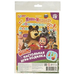 настольная игра ходилка "маша и медведь"