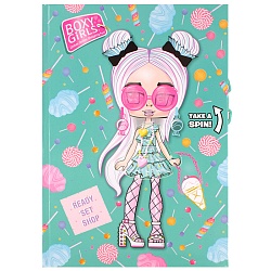 Блокнот 14.5*21см 80л BOXY GIRLS /3вида/