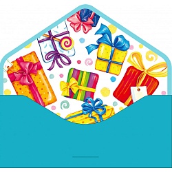 открытка-конверт для денег "бархатный. сюрприз"