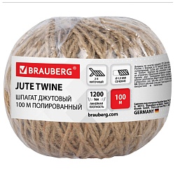 шпагат джутовый полированный 100м, 2-х ниточный