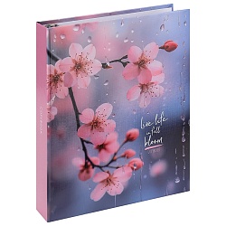 тетрадь на кольцах  80л  "нежная сакура"
